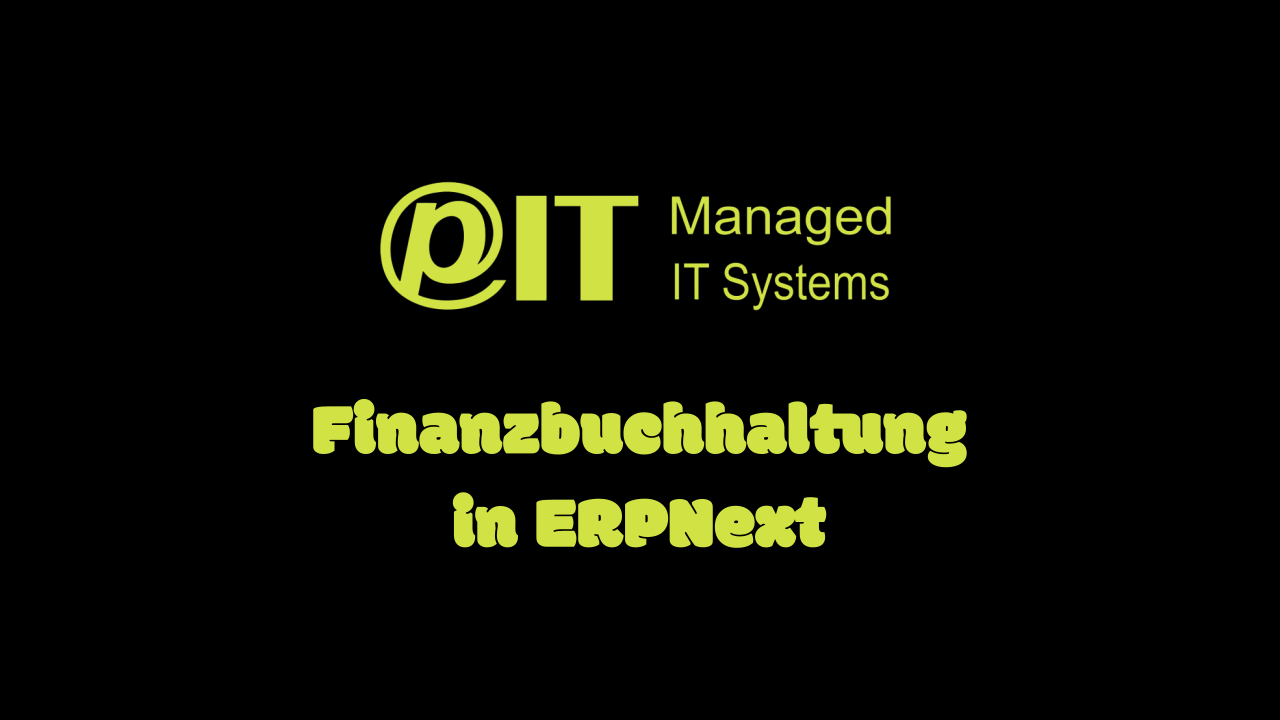 Finanzbuchhaltung in ERPNext - Cover Image
